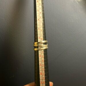 Sterling Silver 925 Stacked Ring Size 7